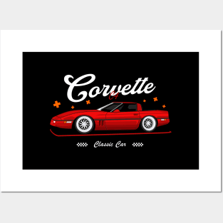 Corve C4 Muscle Cars Posters and Art